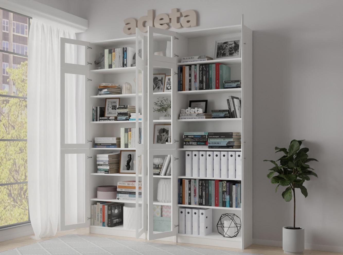 Книжный шкаф Билли 398 white ИКЕА (IKEA) изображение товара