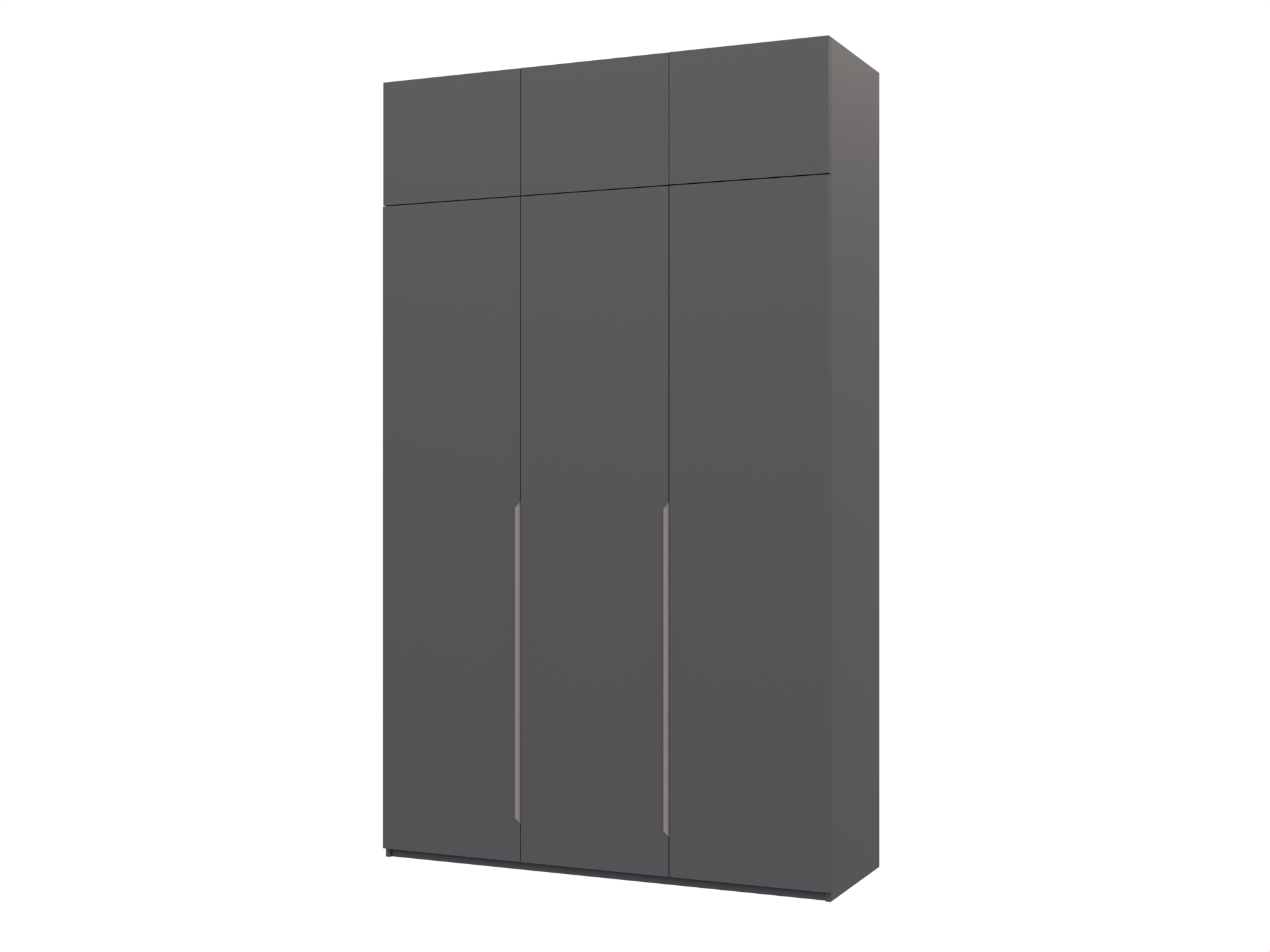 Распашной шкаф Пакс Альхейм 23 grey (silver) ИКЕА (IKEA) изображение товара