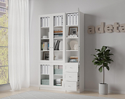 Изображение товара Книжный шкаф Билли 357 white ИКЕА (IKEA) на сайте adeta.ru